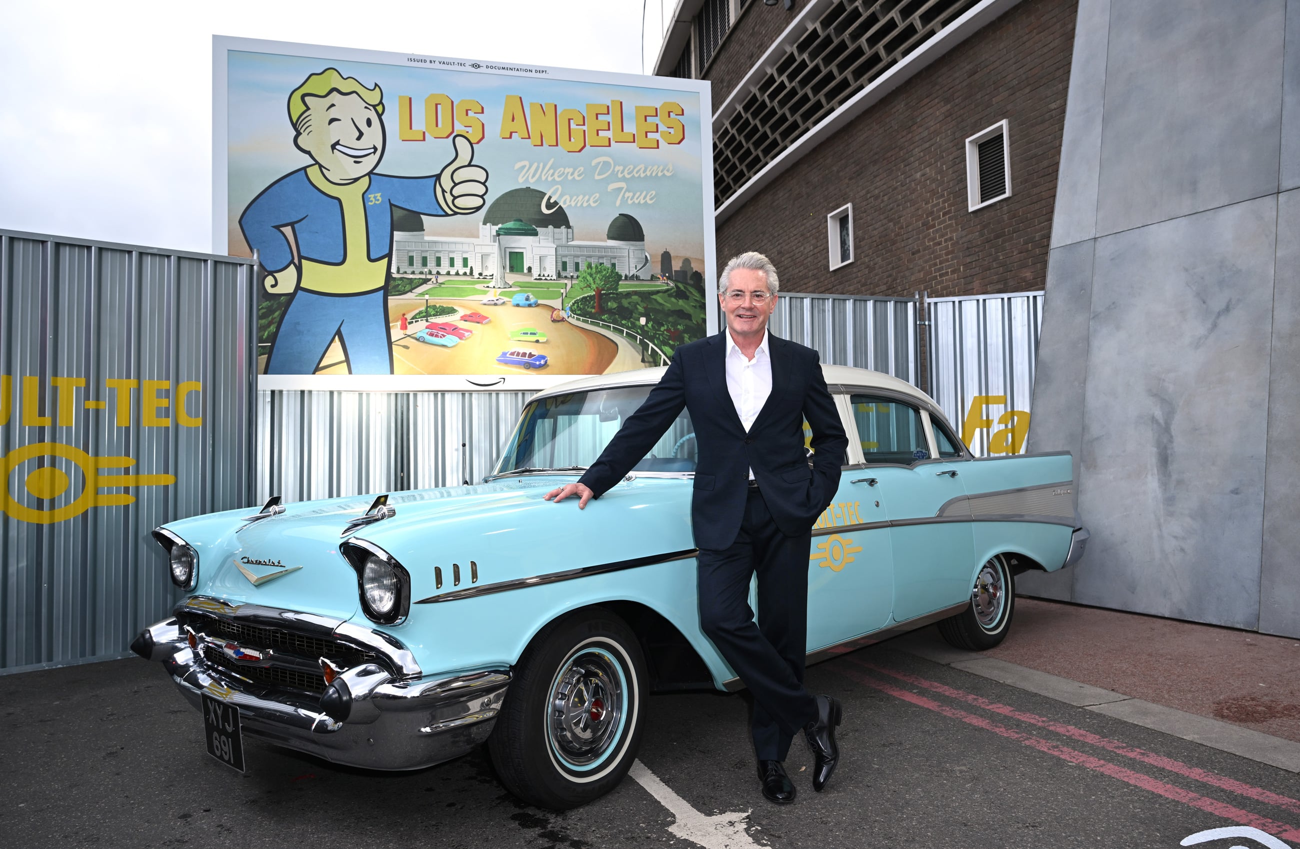 Kyle MacLachlanpromocionando Fallout en Londres (2024) .