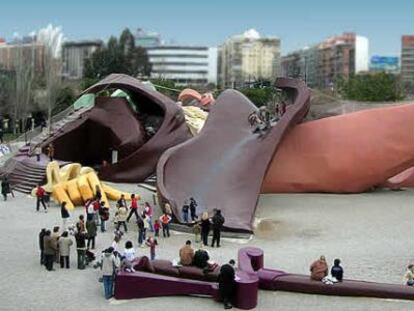 El parque infantil Gulliver de Valencia permanecerá cerrado hasta Fallas para ser restaurado.