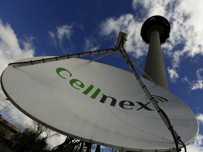 Una antena de Cellnex en Madrid.