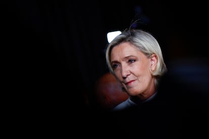 Marine Le Pen, líder de la ultraderecha francesa, valora los resultados electorales de las legislativas de este domingo.