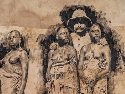 Serie de 'Las almas del pueblo negro' del artista marfileño Roméo Mivekannin. 
