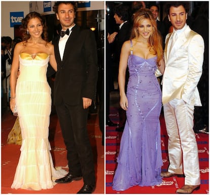 De 2004 a 2006, Elsa Pataky mantuvo una relación con el cómico francés Mikael Youn, quien la acompañó en dos ocasiones a los premios Goya. Y las dos veces ambos se coronaron en la lista de los peor vestidos de la noche con sus elecciones. 