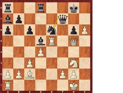 Posición tras 26 …Ce6?