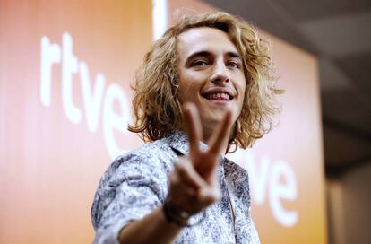 Manel Navarro, representante de España en Eurovisión 2017.