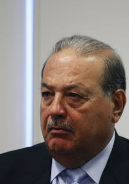 Carlos Slim, principal accionista de Am&eacute;rica M&oacute;vil. 