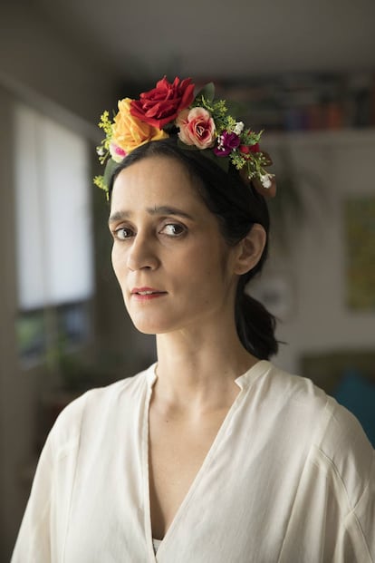 Julieta Venegas retratada el 20 de marzo en Coyoacán, Ciudad de México.