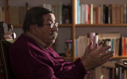 Günter Grass, a casa seva (Lübeck), el passat 21 de març.