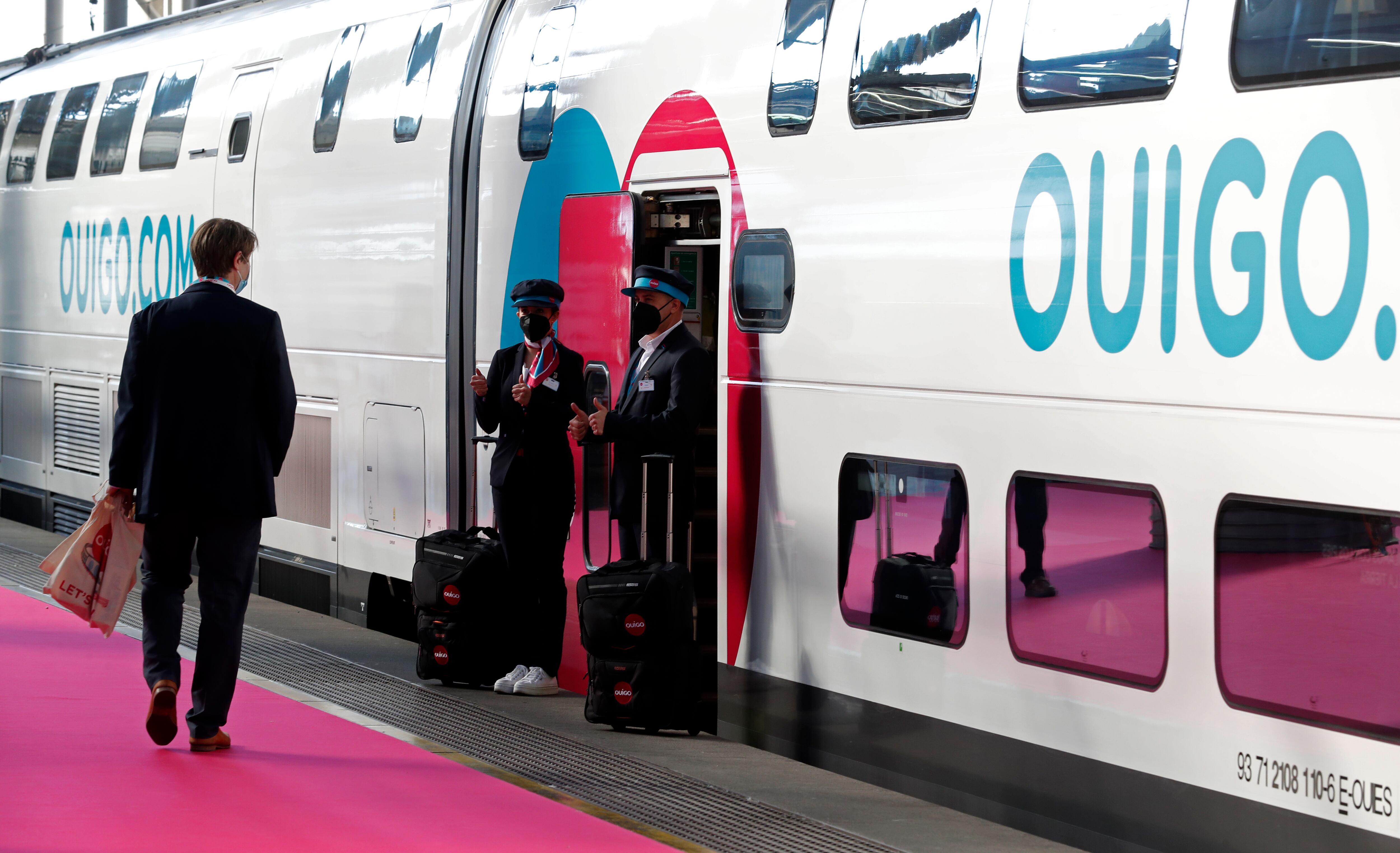 Tren de Ouigo en la estación de Atocha de Madrid en una imagen de archivo de junio de 2024.