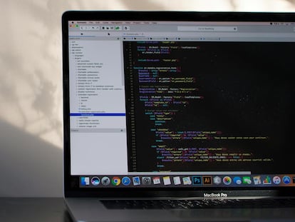 Navegador en un portátil