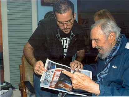 Fidel Castro, em fotografia publicada no Granma.