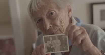 Olga Olgzak, in a scene from the documentary.