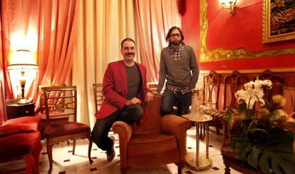 Los directores Alberto Puraenvidia y José Martret (con gafas).