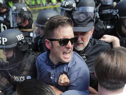 Supremacista branco, Richard Spencer no protesto neonazista de Charlottesville