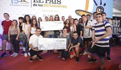 Entrega de los premios El Pa&iacute;s de los Estudiantes.