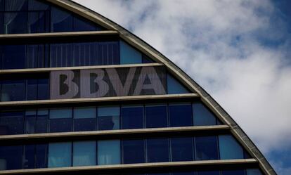 El Edificio La Vela, sede operativa de BBVA en Madrid