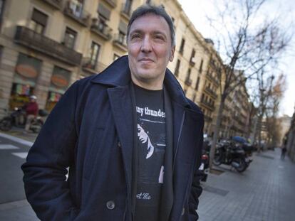 Carlos Zanón, el pasado enero en Barcelona.