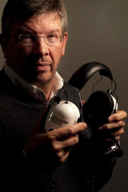 Ross Brawn, en el circuito de Montmeló.