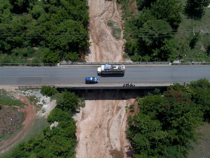 Un puente en Haití.