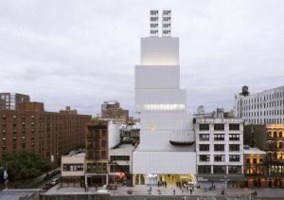 El edificio modular del New Museum de Nueva York, del estudio de arquitectura SANAA.