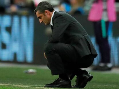 Valverde, durante el partido en Wembley.