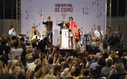 Manuela Carmena, a l'acte de 'Ciutats pel bé comú'