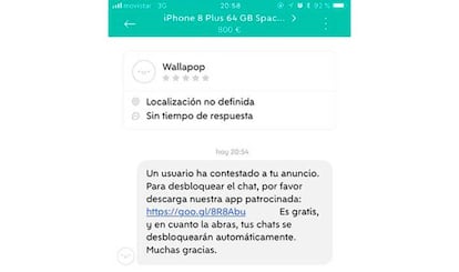 Así es el mensaje que busca como objetivo final hacerse con nuestros datos