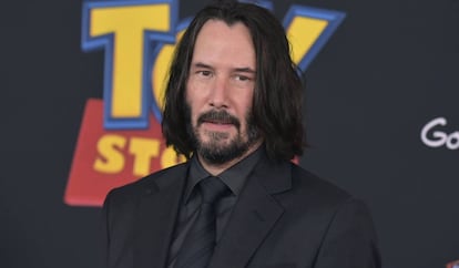 El actor Keanu Reeves, durante la premier de 'Toy Story 4' en Los Ángeles (California), el pasado martes.