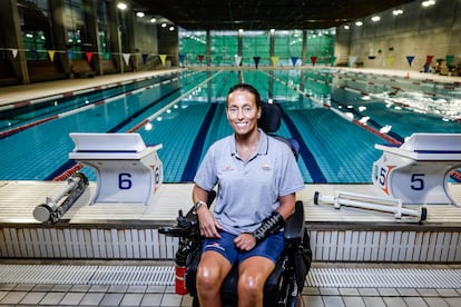 Teresa Perales, en la piscina del Centro de Alto Rendimiento de Madrid el pasado 22 de agosto.