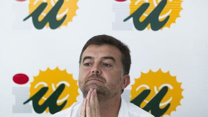 Antonio Maíllo, coordinador regional de IU.