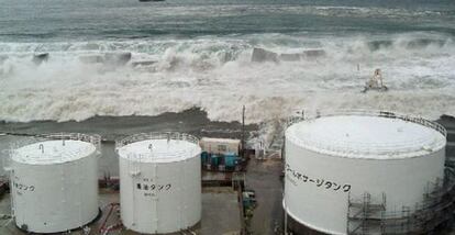 La zona del reactor número 5 de la central de Fukushima.