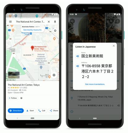 Google Maps ya pronuncia lugares en otros idiomas.