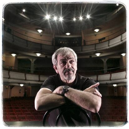 Carlos Sobera en el Teatro Reina Victoria, que adquirió hace poco tiempo.