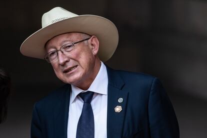 El embajador de EE UU en México, Ken Salazar, en Ciudad de México el 10 de enero de 2023.