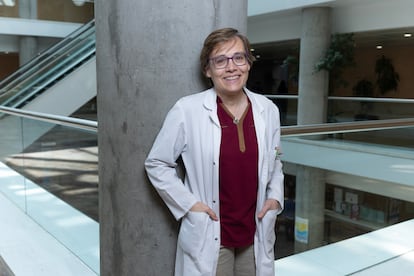 María Velasco, posa en el Hospital Universitario Fundación Alcorcón.