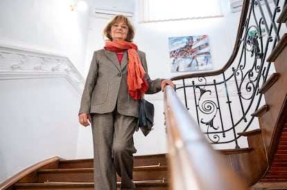 Ana Blandiana, premio Princesa de Asturias de Las letras en Bucarest, Rumanía.