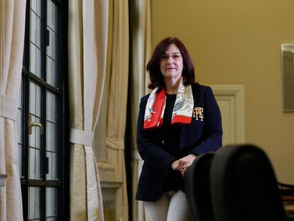 Cani Fernandez, presidenta del CNMC (Comisión Nacional de Mercados y Competencia) en la sede del organismo en Madrid el pasado 14 de junio.