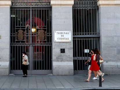 Fachada del Tribunal de Cuentas.