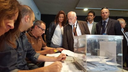 Componentes de la delegación internacional.