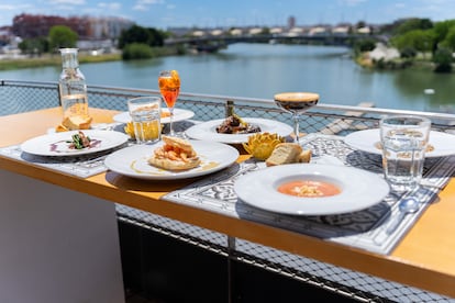 Buena comida y buenas vistas en Sevilla