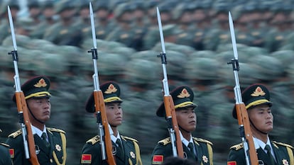 Participaron unidades del Ejército Popular de Liberación de la Armada y el Ejército, pero también otras nuevas, como la unidad cibernética.