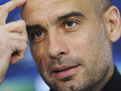Pep Guardiola, entrenador del Bayern Múnich.