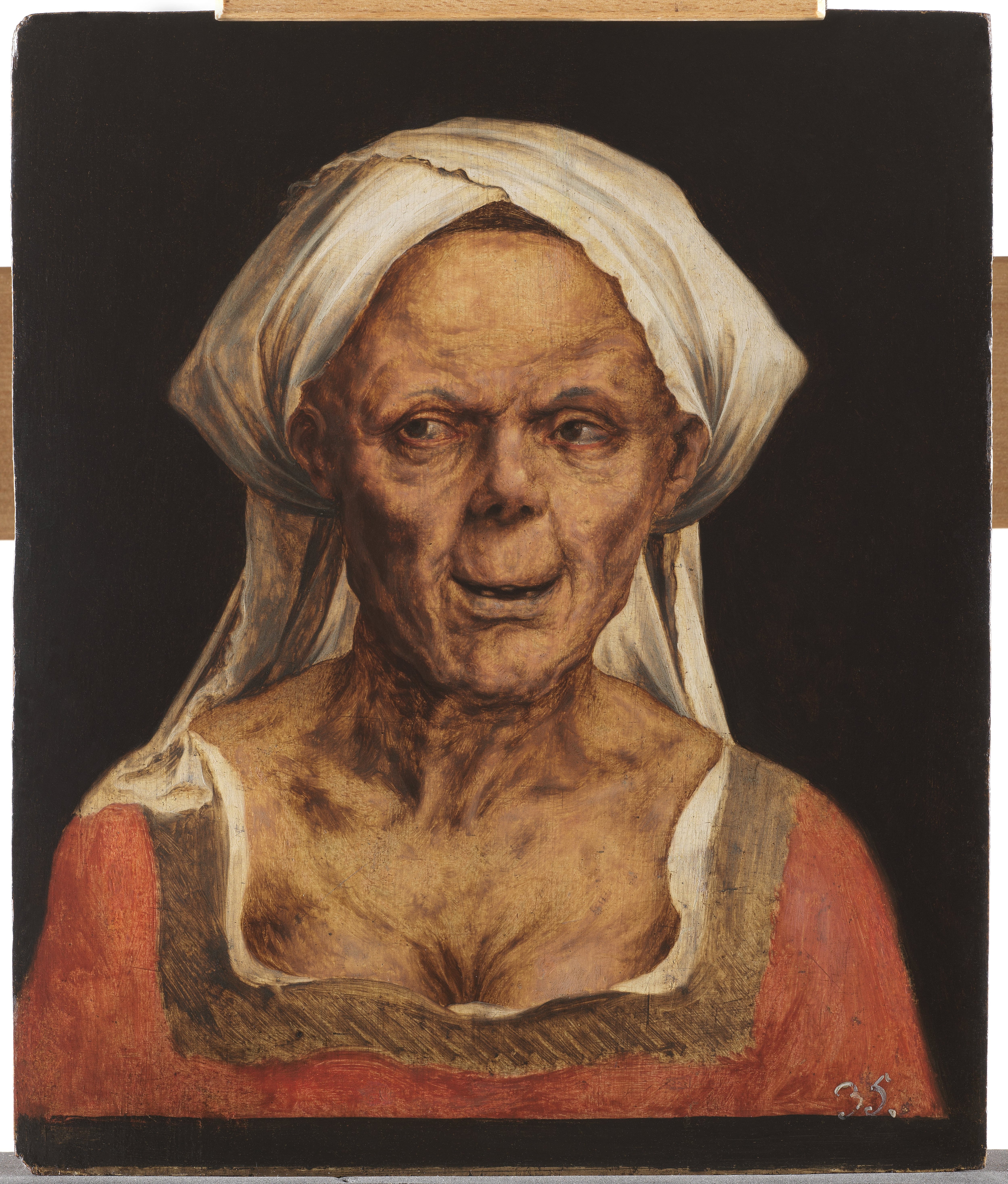 'Retrato
de una anciana', de Quinten Massys,  ( 1514-1524).