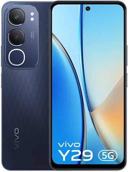 Diseño del VIVO Y29 5G de color negro