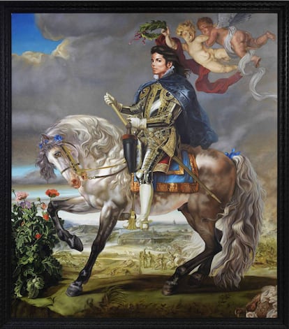 'Retrato ecuestre del Rey Felipe II (Michael Jackson)', de Kehinde Wiley.