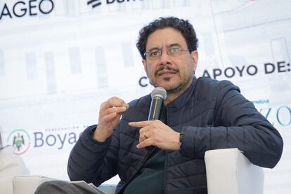 Iván Cepeda en el Festival de las Ideas 2023 en Colombia.