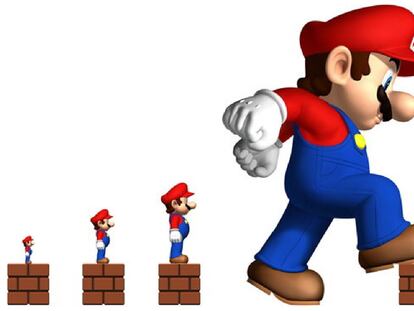 Super Mario, el personaje del videojuego creado por Shigeru Miyamotu.