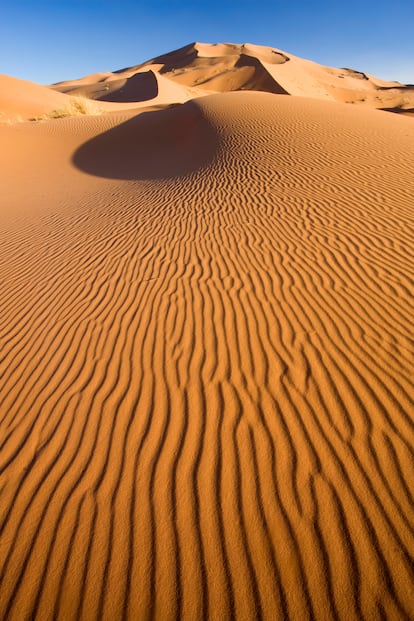 Las dunas del desierto de Merzouga.