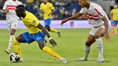 Sadio Mané durante un partido entre Al Nassr y Zamalek, el pasado jueves.