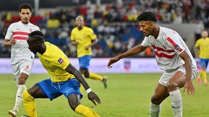 Sadio Mané durante un partido entre Al Nassr y Zamalek, el pasado jueves.