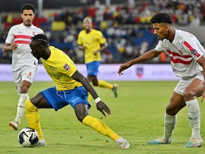 Sadio Mané durante un partido entre Al Nassr y Zamalek, el pasado jueves